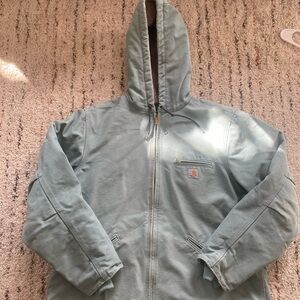 Carhartt Blue Hooded Jacket